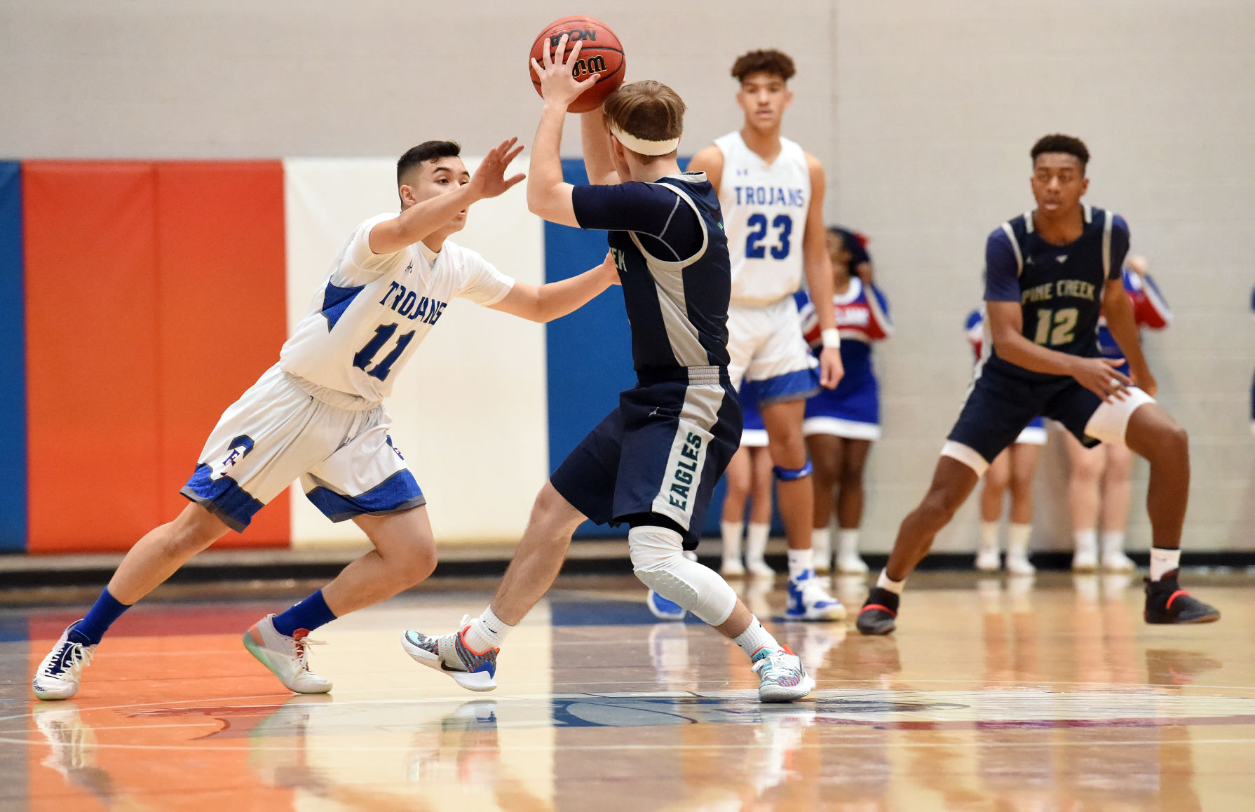 PHOTOS: Fountain-Fort Carson Trojans (58) Pine Creek Eagles (70)